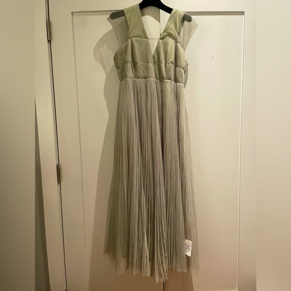 ASOS Design Bridesmaid pleated cami maxi dress